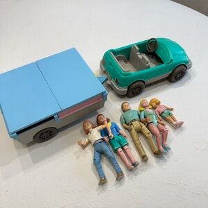 Fisher price loving family camper lot